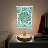 DIY Special Shaped Diamond Painting Wooden Stand LED Lamp Night Light Kit Bedside Small Desk Light Home Decoration Lamp