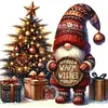 Christmas Tree Gnome-11CT Stamped Cross Stitch 40*40cm/15.75*15.75in