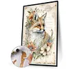 Fox-Paint by Numbers Acrylic Painting 40*60CM(Poster style）