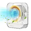 Desk Fan LED Display Portable Table Desktop Air Circulator Fan Quiet Small Fan