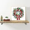 Christmas Wreath-Partial Special Shaped Diamond Painting 30*30CM