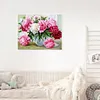 Peony - 11CT Stamped Cross Stitch 50*40cm/19.69*15.75in