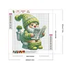 Toilet Gnome-Full Round Diamond Painting 30*30CM