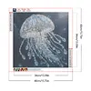 Diamond Painting -DIY Round Drill Jellyfish(40x40cm)