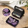 2pcs Animal Pattern Diamond Painting Fashion Card Holder Compact Coin Purse