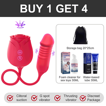 Rose Thrusting Vibrators - The Rosetoy Rose Thrusting Vibrators - The Rosetoy