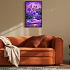 >SALE<Purple Lavender Manor 5D DIY Diamond Painting Kits Full Round Drill Art (A6049)