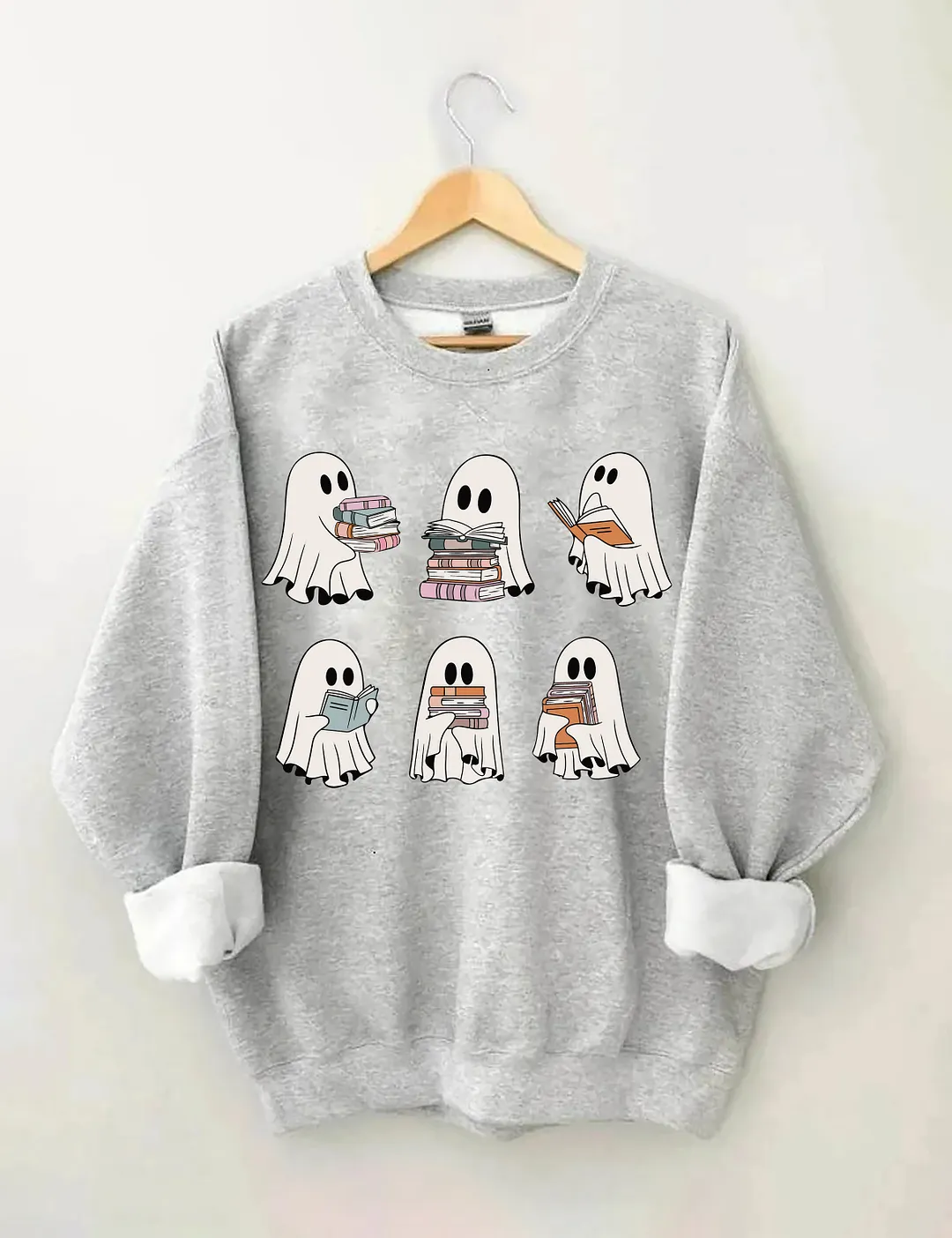 Ghost Reading Sweatshirt