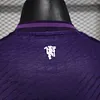 2025/2026 Player Version Manchester United Special Edition White Purple Football Shirt 1:1 Thai Quality