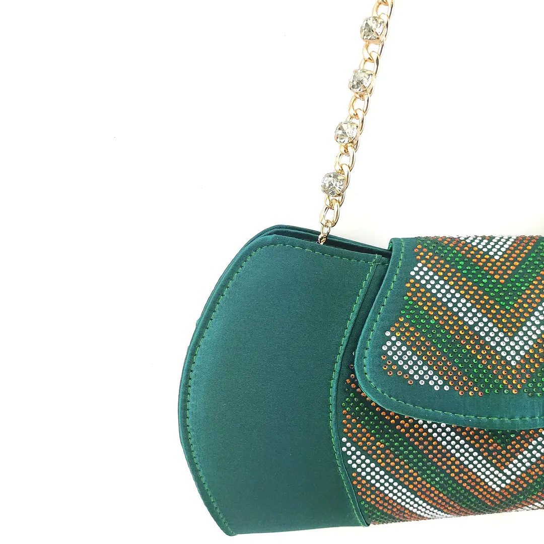 Italian Design Decoration Concise Shoes and Bag For Party Nigerian Fashion Women Shoes and Bag Set