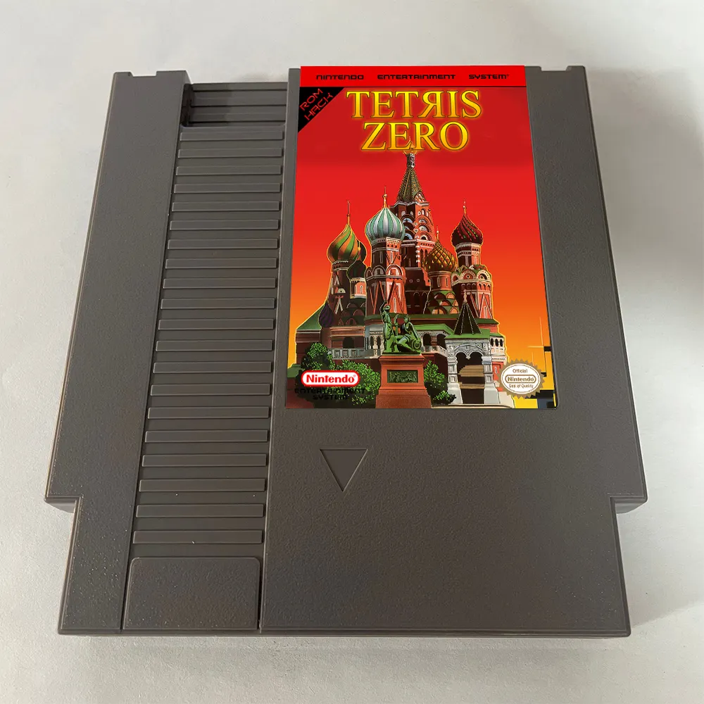 Tetris Zero NES For Nintendo Entertainment System Console - 8 Bit Game Cartridge