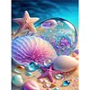 Beach starfish and shells-Full Round Diamond Painting 30*40CM
