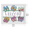 Stamped Cross Stitch-Shoes (21x18cm )