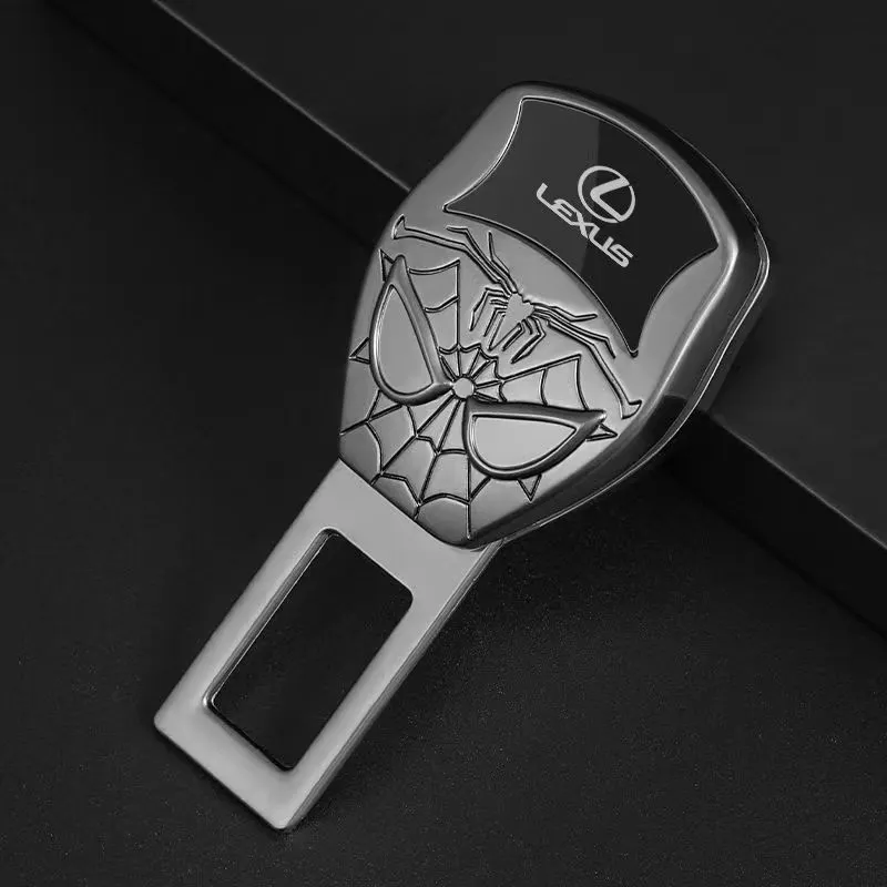 Car zinc alloy electroplated seat belt extension buckle