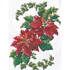 Xmas Flower - 9CT Partial Beaded Cross Stitch Kit(39x39cm)