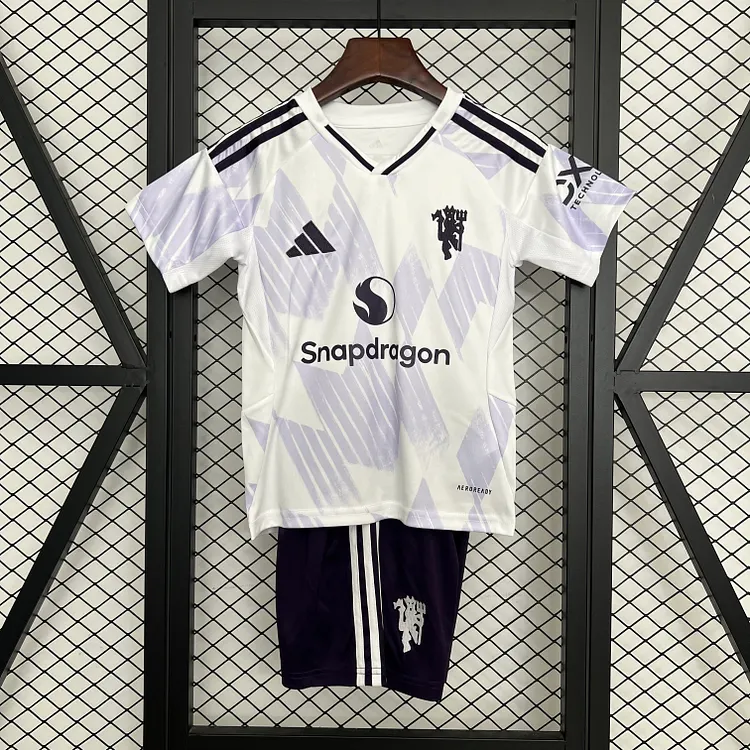 Kids Manchester United 25/26 Away Football Shirt  