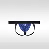 Men's See Through Mesh Thong Elephant Nose Separate Pouch T-Panties Transparent Thong