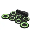 Electric Drum Set,7 Drum Practice Pad, Portable Electronic Drum Pad with Drum Sticks Foot Pedals for Kids Beginners Xmas Birthday Gift for Kids