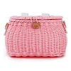 Bike Front Basket Backpack with Lid Cycling Handlebar Basket Bicycle Accessories