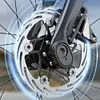160/180mm Bicycle Rotor Disc 6 Holes Road Bicycle Center Lock Disc for Road Bike
