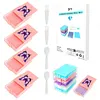 (US Local)4Pcs Butterfly Diamond Painting Tray 5D DIY Drills Plate with Sppon & Brush DIY Diamond Art Accessories
