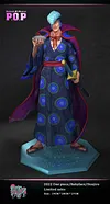 1/8 POP Scale Nine Red Scabbards Denjiro - ONE PIECE Resin Statue - Baby Face Studio [In Stock]