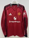 2025/2026 Long Sleeve Manchester United Home Football Shirt 1:1 Thai Quality