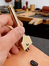 Adjustable Fork Puncher Magnetic Button Installation Tool DIY Hardware Installation Tools Leather Hole Punching Tool Toolbox Accessories