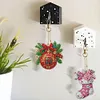 (US Local)12pcs Christmas Gifts Diamond Painting Keychains Kit DIY Diamond Art Charms