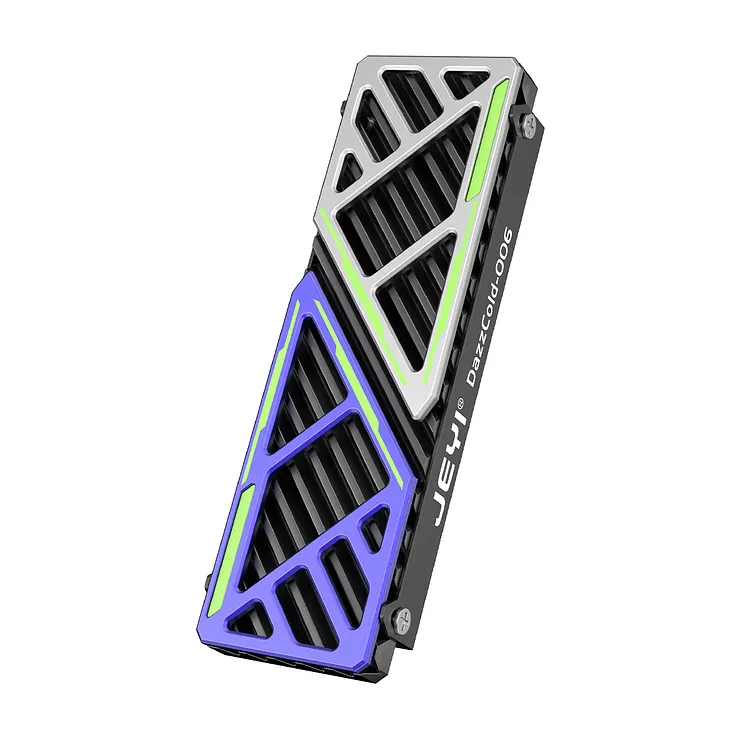 JEYI Dazzcold M.2 SSD Heatsink 2280 NVME NGFF Radiator Magnesium