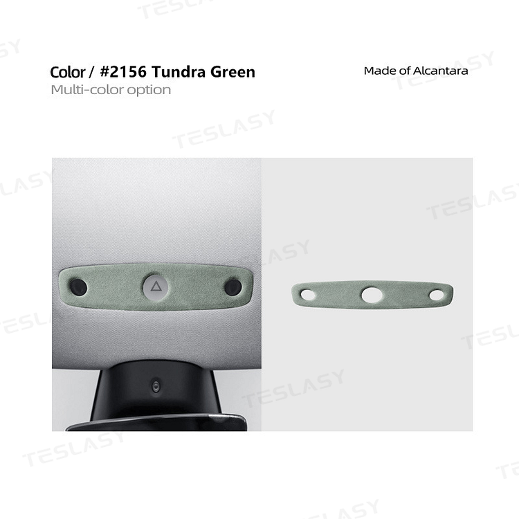 2024 Model 3 Highland Alcantara Reading Light Trim Cover 