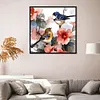 Flowers Birds  - Full Round Diamond Painting