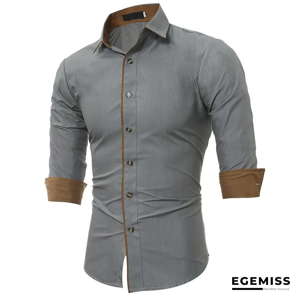Fashion Plus Size Men's Casual Long Sleeve Shirt | EGEMISS
