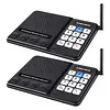 2Pcs Intercoms Wireless 2000m Long Range Room to Room Intercom System with Group Call & Monitor Function for House Business Office Elderly