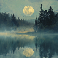 Moonlight Serenity - Diamond Painting