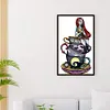 Tea Cup Sally-11CT Stamped Cross Stitch 30*50cm/11.81*19.69in