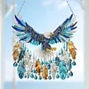 (US Local)DIY Diamond Painting Art Pendant Window Hanging Eagle Dream Catcher