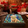 DIY Diamond Painting Wooden Advent Calendar Christmas Countdown Gift Box Kits