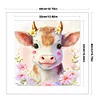 >SALE<Full Embroidery Eco-cotton Thread 11CT Printed Zodiac Oxt Cross Stitch 40x40cm