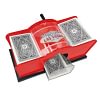 Manual Card Shuffler - 2 Decks Hand Cranked Mixing Machine to Shuffle Playing Cards Mixer Sorter for Poker, Rummy, etc.