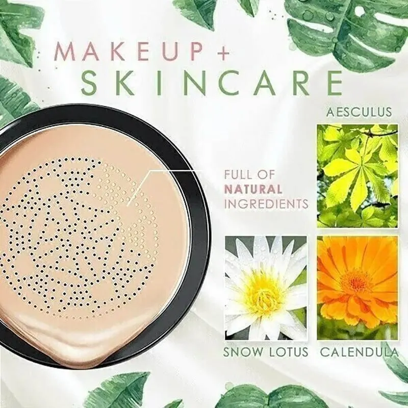 🔥Last Day Promotion 67% OFF - Waterproof Mushroom Head Air Cushion CC Cream🔥Buy 1 Get 1 Free (2pcs)🔥