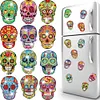 12PCS Diamond Painting Magnets Refrigerator for Adults Kids Fridge Car Kit(Skull)