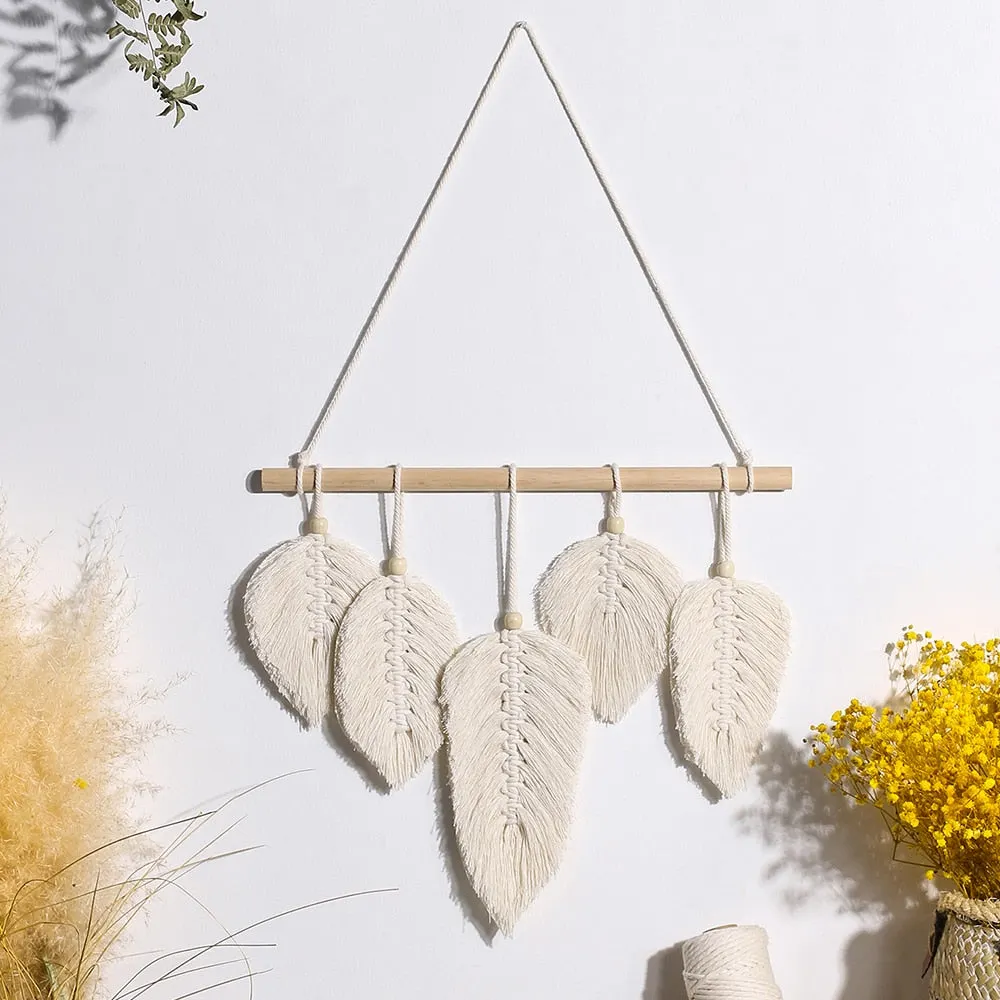 Macrame Wall Hanging Boho Home Decor Macrame Dream Catcher Christmas Room Decoration Living Room Bedroom Decor Wedding Party