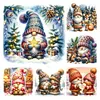 (Multi Style)Goblin And Aniaml-Full Embroidery 3 Strands 11CT Stamped Cross Stitch-45*45CM