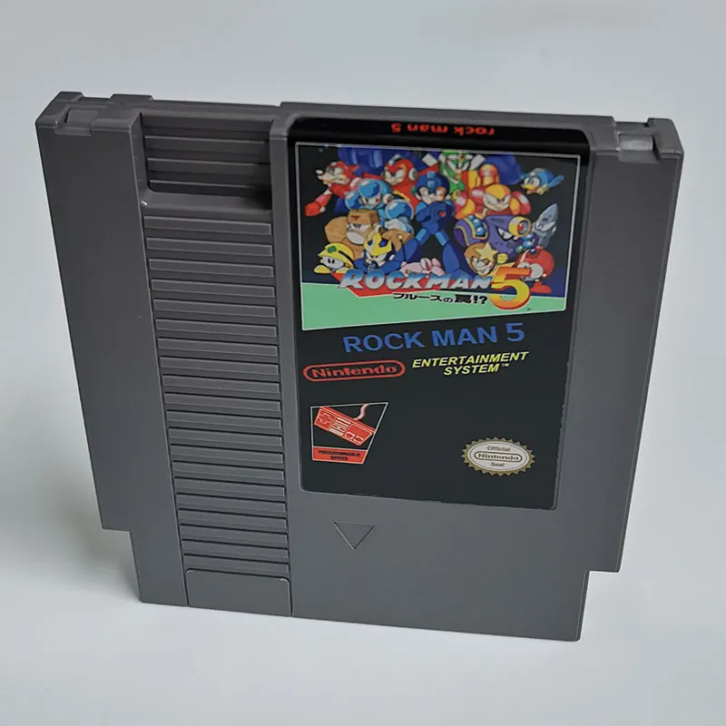 Rockman 5: Blues no Wana! For Nintendo NES - 8 Bit Game Cartridge