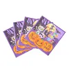 Porte-serviettes/serviettes de sorci&egrave;re d'Halloween
