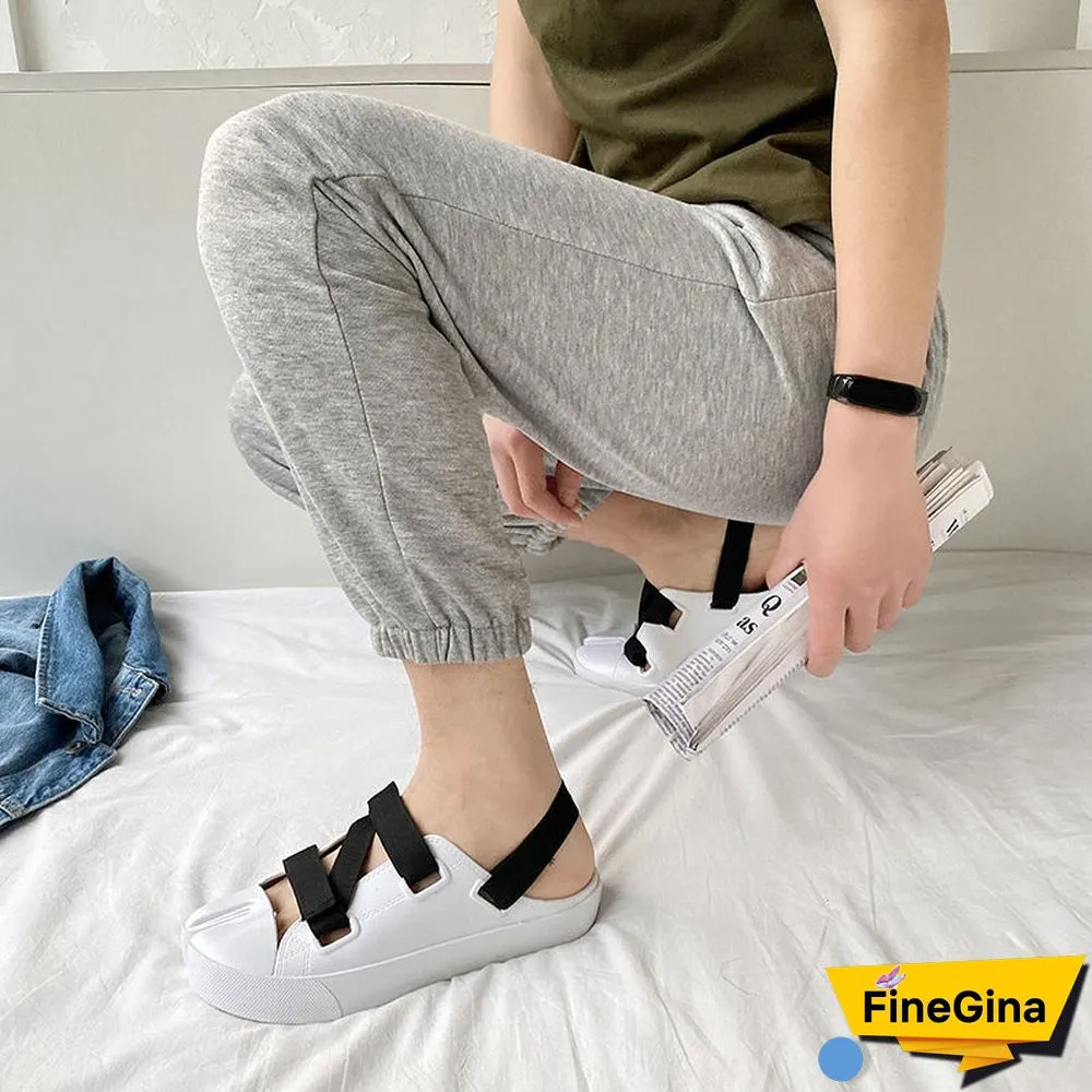 New Women Sandals Platform Leather Ladies Sandals Comfortable Flat Sandals Open Toe Beach Shoes Woman Footwear