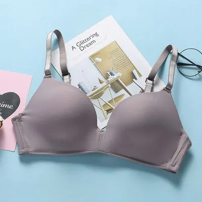 A/B Cup Women Seamless Bra Sexy Underwear Bralette Push Up Bra Female Brassiere Intimate Lingerie Solid Color Wirefree Bras