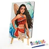 Princess Moana-Paint by Numbers Acrylic Painting 40*60CM