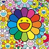 >SALE<5D DIY Full Round Drill Partial AB Diamond Painting Happy Flower Decor 50x50cm